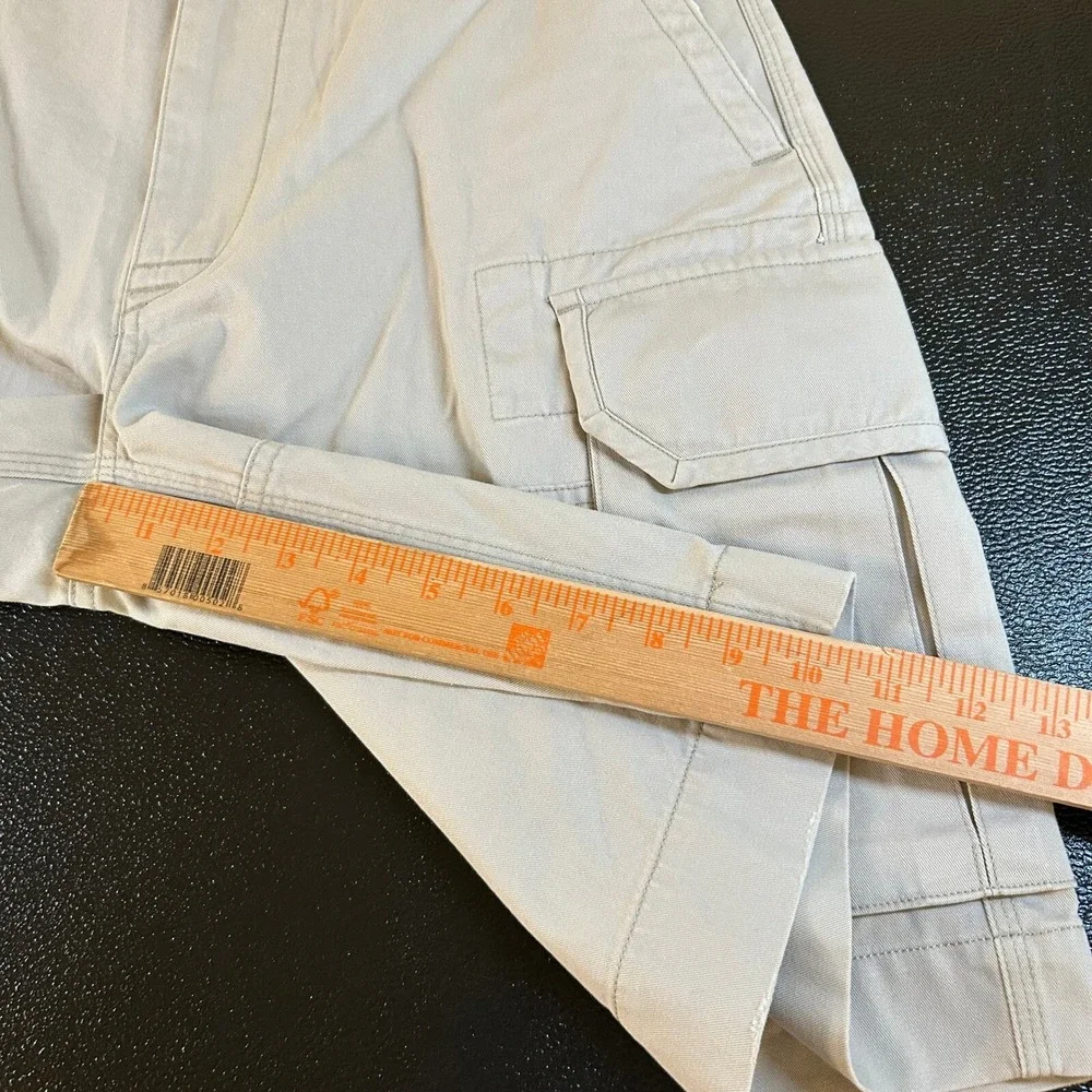 Polo Ralph Lauren Classic Polo Chino Cargo Shorts Mens 30 Khaki Cotton Pocket